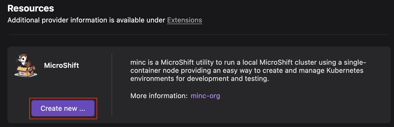 创建 microshift 集群