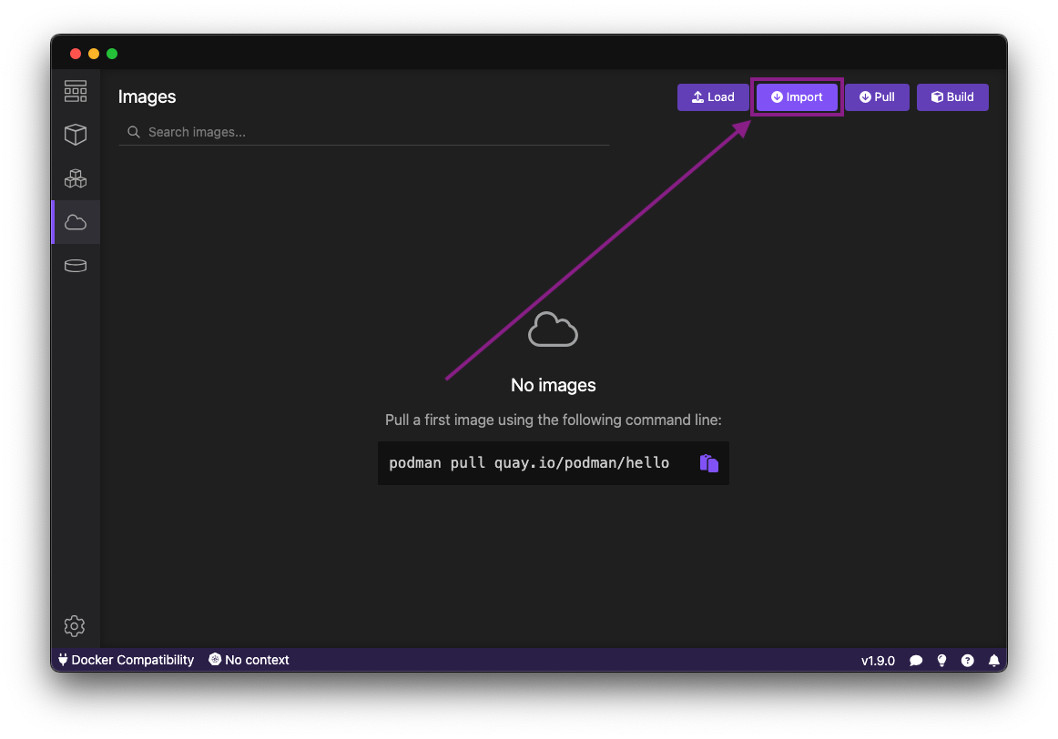 Select files to import